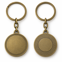 Maßgefertigter Vintage Schlüsselanhänger aus Zinklegierung mit Blanko-Logo, Großhandel Souvenir-Geschenk OEM ODM Hersteller Metall-Schlüsselanhänger