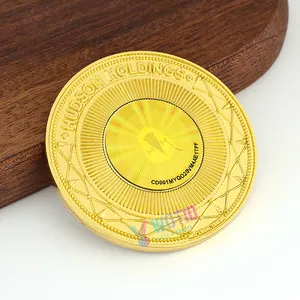 Custom Challenge Souvenir Commemorative 3D Gold Coin Manufacturer Design Custom Logo Metal Zinc Alloy Challenge Coin