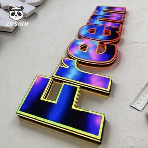 Insegne Luminose a LED 3D Personalizzate Moderne, Colorate, per Decorazione Ufficio, Illuminazione Edifici, Innovazione, Uso Automobilistico, IPX4 - Product Image 1