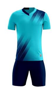 Grosir peralatan lengkap anak-anak kaus seragam latihan sepak bola biru gelap Jiang kaus sepak bola kualitas Thailand - Product Image 6