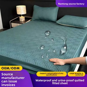 Protège-<span class=keywords><strong>matelas</strong></span> matelassé imperméable, anti-urine et antidérapant, couverture <span class=keywords><strong>intégrale</strong></span> pour Simmons, design minimaliste toutes saisons, vente en gros - Product Image 3