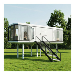 <span class=keywords><strong>Casa</strong></span> Contenedor Prefabricada ODM de Acero Galvanizado para Dormitorio, Taller, Uso en Zonas Turísticas y Escaleras - Product Image 1