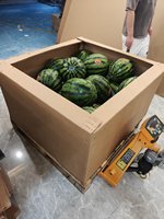 Boîte en carton extra large, boîte à fruits pour pastèque, boîte en papier kraft robuste et stable