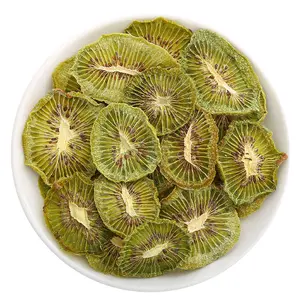 Huaran China fruta al por mayor de alta calidad rebanadas de kiwi secas copos de kiwi para comer