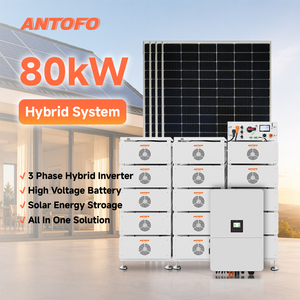 Système solaire hybride 80 kW, kit solaire complet haute tension, systèmes d'énergie solaire pour usage commercial et industriel - Product Image 4