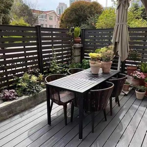 Cercado <span class=keywords><strong>de</strong></span> Wpc Sin privacidad compuesto 15mm 30mm espaciador valla <span class=keywords><strong>listones</strong></span> paneles para patio trasero - Product Image 5