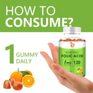 Gomitas de Ácido Fólico Sin Azúcar de Alta Calidad, Nutriente Esencial para Mujeres, Refuerza el Sistema Inmunológico, Ayuda a Mantener el Bienestar Emocional - Product Image 3