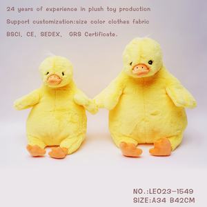 Muñeco de peluche de la serie <span class=keywords><strong>Pato</strong></span> con logotipo personalizado, Animal de peluche suave para niños, se pueden consultar grandes cantidades para obtener descuentos - Product Image 2