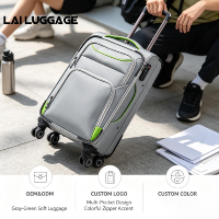 Valise à roulettes minimaliste Oxford pour voyage urbain, bagage à main 20 pouces, nouveau style tendance