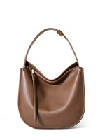 Sacs à main de luxe en cuir véritable pour femmes, de marques célèbres, tendance 2026, style minimaliste, avec fermeture éclair, haute qualité