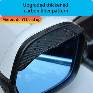 Protector de Lluvia para Espejo Retrovisor de Coche, Impermeable, con Textura de Fibra de Carbono, Flexible y Fluorescente - Product Image 3
