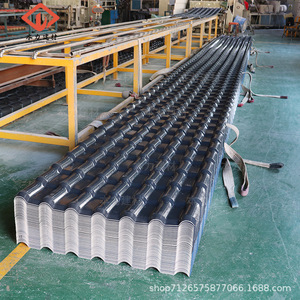 <b>Pvc</b> Corrugated Roof <b>Tile</b> 2.5mm-3.0mm Thickness 1050mm Width For Roof Waterproofing - Product Image 1