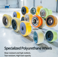 Prix d'usine – Ensemble de roues à rouleaux de charge centrale en polyuréthane et acier, durables, 82x70/75-20 mm, pour transpalette électrique/chariot élévateur