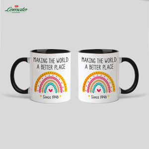 Service de conception gratuit, tasse à café en céramique blanche personnalisée tendance INS, impression amusante, meilleur cadeau pour la fête des mères, vente en gros - Product Image 5