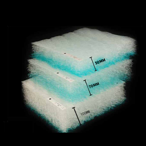 Filtre anti-peinture en fibre de verre verte PA pour cabine de peinture, filtre de plafond, média filtrant pour cabine de peinture gonflable avec système de filtration - Product Image 3