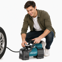 Nouvelle pompe à air électrique portable numérique 12V DC en métal avec moniteur de pression des pneus pour voiture, compresseur d'air