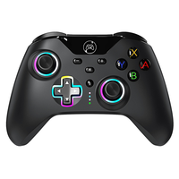Manette de jeu sans fil à moule exclusif avec gyroscope 6 axes, double vibration et fonction de réveil en plastique