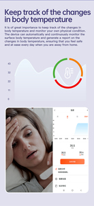Anneau intelligent ECG avec contrôle par application, modes sportifs multiples, suivi de la pression artérielle, de l'oxygène sanguin, de la fréquence cardiaque, suivi de la santé, fitness, étanche <span class=keywords><strong>5</strong></span> <span class=keywords><strong>ATM</strong></span> - Product Image 4