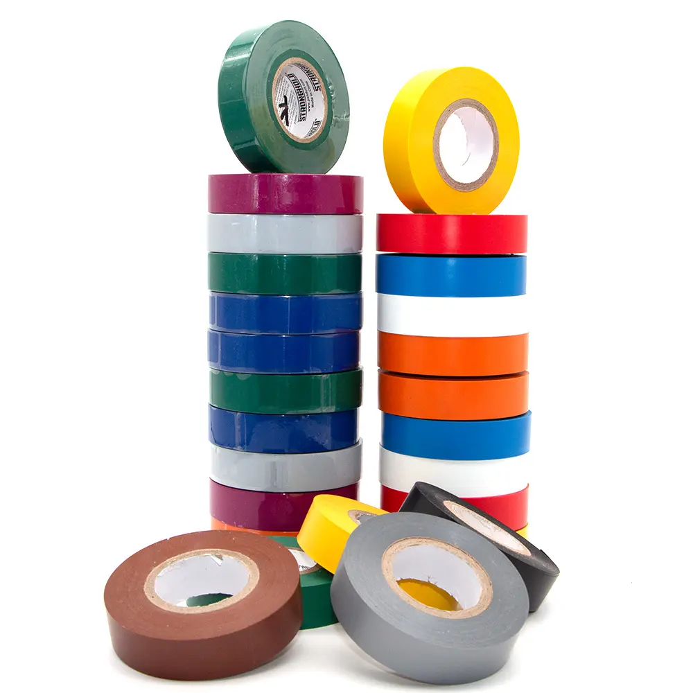 Factory wholesale pvc tape insulation waterproof, flame retardant and high temperature resistant electrical insulation tape