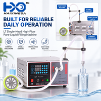 Machine de remplissage automatique de bouteilles de bureau à commande numérique, remplisseuse à buse unique pour les contenants de boissons, détergents et parfums