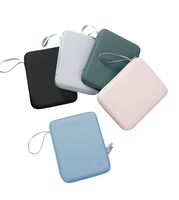 Portable Unisexe En Gros Personnalisé Universel Ordinateur Portable Pochette D'ordinateur Zipper Case Sac En Cuir PU Couverture D'ordinateur Portable avec Poignée