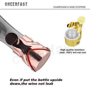 Bouchon de bouteille de <span class=keywords><strong>vin</strong></span> en acier inoxydable de qualité supérieure pour champagne – Préservation fiable des bouteilles de <span class=keywords><strong>vin</strong></span> mousseux ouvertes - Product Image 5