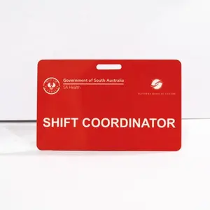 Cheap Price Custom Color Printed Slot Punch Hole ID Cards Office Worker IDS
