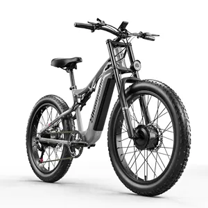 SHENGMILO S600 48V 17.5AH 2000W dual motyor ผู้ชายไขมันยางไฟฟ้าจักรยาน