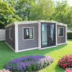 Luxury 40ft 20ft Movable Prefab Container House Foldable Expandable Sandwich <b>Panel</b> for Office Mall Hotel - Product Image 1