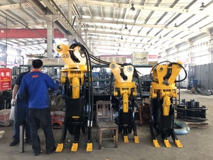 หัวคีบไฮดรอลิกสำหรับรถขุด หมุนได้ 360 องศา สำหรับจับหิน - Product Image 6