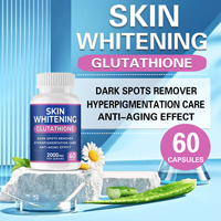 Puissant antioxydant blanchissant pour la peau, capsules de glutathion 2000 mg avec extrait de papaye, pour l'élimination des taches brunes et l'anti-âge