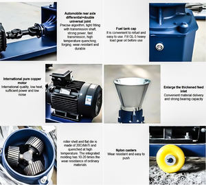 Machine à granulés d'aliments pour volailles, bétail, chevaux, bovins, moutons, poulets, canards, poissons, 150 kg/h, pour la transformation des aliments pour les fermes, les zoos, etc. - Product Image 4