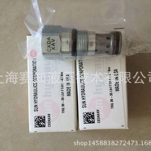 Vanne à cartouche filetée CXDA-XAV SUN Hydraulics USA importée, vanne de refoulement - Product Image 1