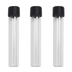 Tubes en verre transparent torsadés pré-emballés personnalisés, 115 mm, 116 mm, 120 mm, 125 mm, emballage <span class=keywords><strong>de</strong></span> tubes en verre à pousser et à tourner - Product Image 1