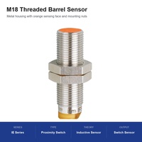 Sensor Saklar Kedekatan Induktif Seri Ifm IE M18 Berulir Logam NPN PNP IFM IE5338 5287 IGS204 IFS204 200 IIS226