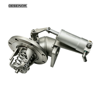 Vanne de fond de réservoir sous-marine en acier inoxydable GY813 80, vanne d'arrêt d'urgence pneumatique de 3 pouces pour citerne à carburant et réservoir de stockage