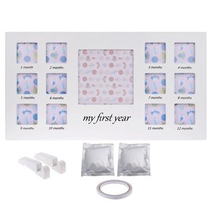 Hộp Bóng Cổ Điển Tự Làm Khung Ảnh Bằng Gỗ Cho Bé Một Tuổi Khung Ảnh Quà Tặng Lưu Niệm - Product Image 3