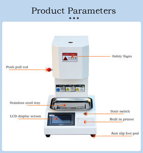ISO 1133 ASTM D1238 Digital Automático <span class=keywords><strong>Melt</strong></span> <span class=keywords><strong>Flow</strong></span> <span class=keywords><strong>Index</strong></span> Tester MFR MVR MFI Máquina de Teste para PP PE Plástico Polímero Materiais - Product Image 3