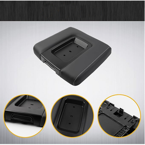 22881398 Couvercle de l'accoudoir de la console centrale avant en cuir pour (14-20) Tahoe Silverado 1500 2500 3500 HD, <span class=keywords><strong>Escalade</strong></span> ESV, Yukon Sierra - Product Image 6