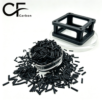 Granulés de nylon PA66 LCF renforcés de fibres de carbone longues, matériau de remplacement métallique pour effector de fin de bras robotique