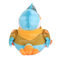 Jouet en peluche écureuil coloré, design personnalisé, fabriqué en usine, jouet en peluche dessin animé, jouet en peluche écureuil doux