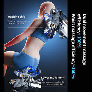 Poltrona Massaggiante di Lusso 4D Doppia con Sistema Thai a Gravità Zero, Airbag, Riscaldamento e Controllo Vocale Intelligente per Soggiorno - Product Image 2