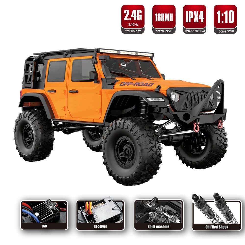 HOSHI HB R1011 1/10 Scale 4WD RC Rock Crawler - 2.4G Off-Road
