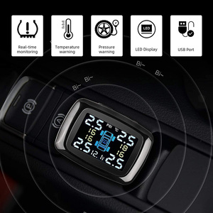 Car <strong>TPMS</strong> Cigarette Lighter Wireless <strong>TPMS</strong> Digital <strong>Tpms</strong> Tire Pressure Alarm System 4 External Internal <strong>Sensor</strong> Universal - Product Image 5