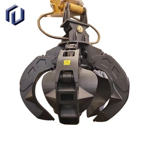 STND6-45T Escavadeira Hidráulica Sucata De Metal Laranja Casca Grab Cinco-garra Escavadeira Anexo - Product Image 1