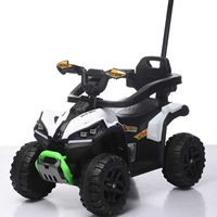 Voiture télécommandée pour enfants, véhicule électrique alimenté par batterie 12V avec contrôleur parent 2.4G, musique et klaxon