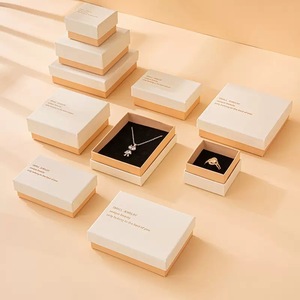 Jewelry Gift Box <b>Set</b> Necklace <b>Earrings</b> Ring Storage Packaging High End Luxury Gift For Friends - Product Image 4