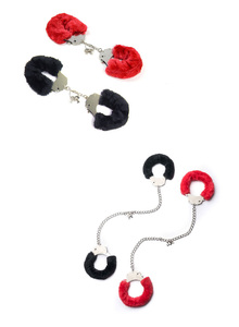 High Quality Furry <strong>Fluffy</strong> Metal Handcuffs and Furry Ankle <strong>Cuffs</strong> for Fetish Erotic Toy Sm Handcuff - Product Image 3