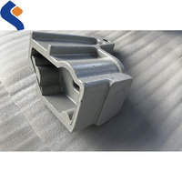 Fabrication en usine de pièces de machine à percer en acier inoxydable, composants usinés CNC chromés avec électroérosion à fil