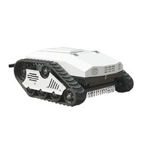 Tondeuse à gazon robotisée industrielle à moteur essence écologique, télécommandée, pour jardin
